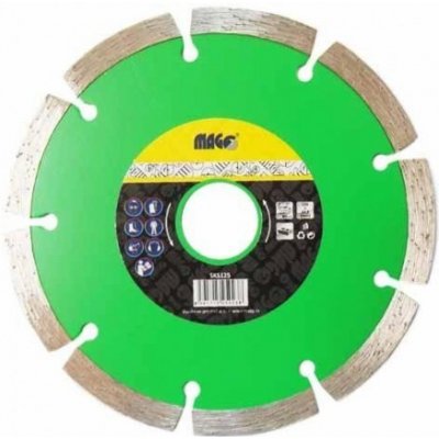 MAGG Super diamantový kotouč segmentový 125x22,2mm – Zboží Dáma