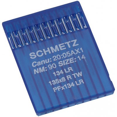 Strojové jehly pro průmyslové šicí stroje Schmetz 134 LR 90 – Zboží Dáma