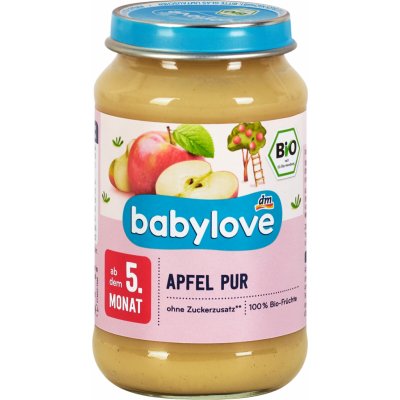 Babylove Bio příkrm jablko 190 g