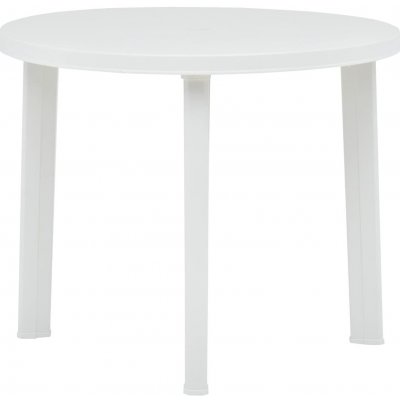 OMAXI 859880 Zahradní stůl bílý 89 cm plast – Hledejceny.cz