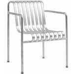 HAY Židle Palissade Dining Armchair, Hot Galvanized – Hledejceny.cz
