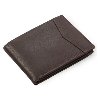Arwel Pánská kožená peněženka 513 12809 s vnitřní zápinkou tmavě hnědá