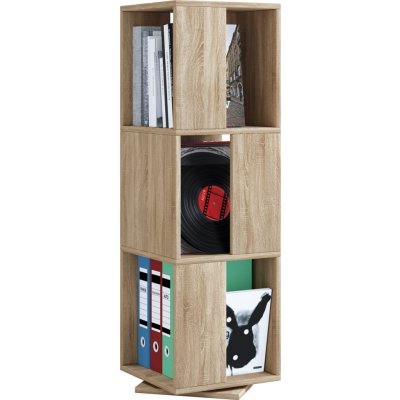 VCM Dřevěná otočná skřínka Stifta XL, sonoma dub – Hledejceny.cz