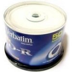 Verbatim CD-R 700MB 52x, printable, 50ks (43309) – Zboží Živě
