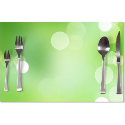 Sablio prostírání Zelená abstrakce 2 40x30cm – Zboží Mobilmania