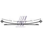 List pružiny FAST FT13319 | Zboží Auto