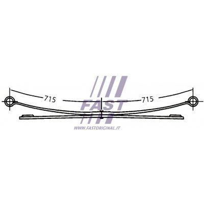 List pružiny FAST FT13319 | Zboží Auto