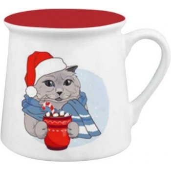 Toro Keramický hrnek Xmas Cat 290 ml