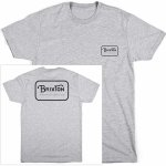 Brixton Grade Tee Heather Grey black – Hledejceny.cz