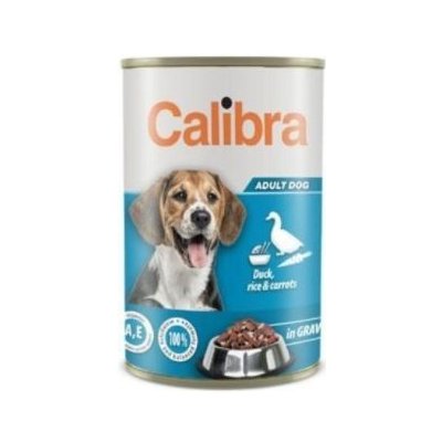 Calibra Dog konzerva Duck, rice & carrots in gravy 1240g NEW