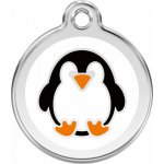 Red Dingo Známka Penguin White Tučňák bílý M 30 mm – Zboží Dáma