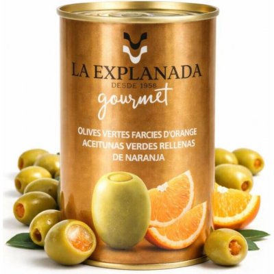 La Explanada Zelené olivy s pomerančovou pastou 280 g – Hledejceny.cz