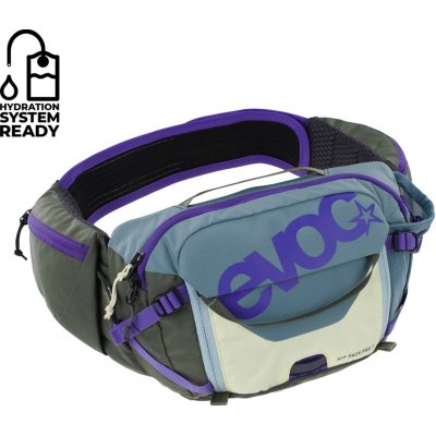 EVOC Hip Pack Pro 3 steel/violet/dark olive – Zboží Mobilmania
