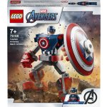 LEGO® Super Heroes 76168 Captain America v obrněném robotu – Hledejceny.cz