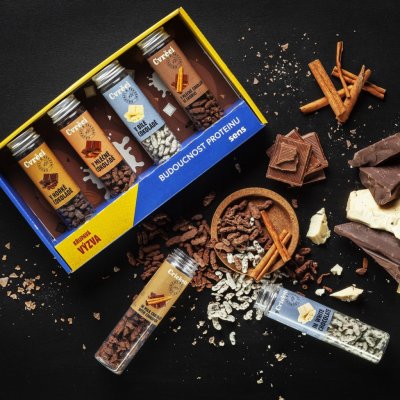Sens Cvrčci v čokoládě v dárkové krabičce 4x 30 g – Zboží Mobilmania