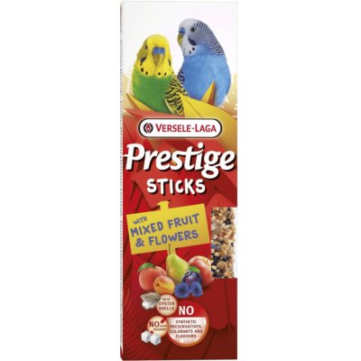 Versele-Laga Prestige Sticks tyčinky Mix Ovoce a květiny pro andulky 60 g – Hledejceny.cz