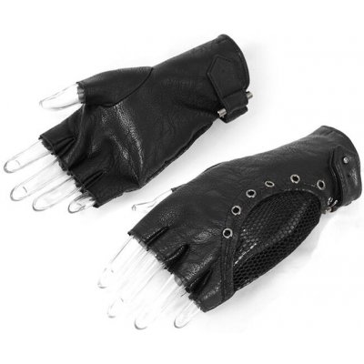 DEVIL FASHION rukavice Cutthroat Steampunk Gauntlets with Mesh Panelling GE013 – Zboží Dáma