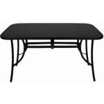 SPRINGOS TOSCANA II GF1038-XG Zahradní stůl 150x90 cm, černý – Zboží Dáma