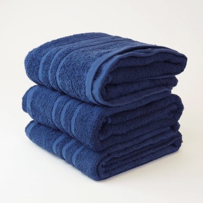 Dobrý Textil Ručník Economy Tmavě modrá | 50 x 100 cm – Zboží Mobilmania