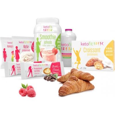 KetoFit balíček Výletník- proteinová dieta na cesty na 10 dní, 1475g – Zboží Dáma