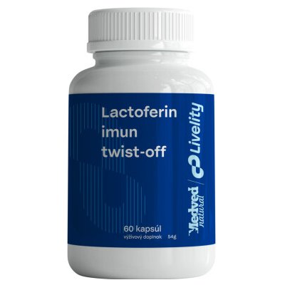 Medveď natural Lactoferin Twist-off 60 kapslí – Hledejceny.cz