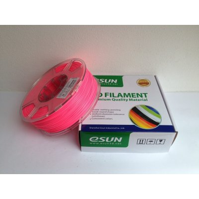 Esun 3d ABS, 1,75 mm, luminous red - zářivě červená, 1 kg/role – Zboží Živě