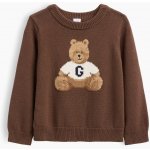GAP Baby bavlněný svetr Brannan Bear Hnědá – Zboží Mobilmania