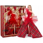 Mattel Barbie Signature Vánoční blondýnka HRM61 – Zboží Dáma