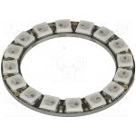 POLOLU ADAFRUIT 16 WS2812 LED NEOPIXEL RING LED; RGB; 5VDC; Poč.diod: 16; Kontrolér: WS2812B; Tvar: prstenec – Zboží Dáma