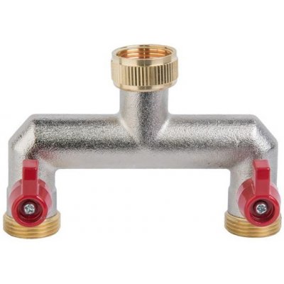 BRADAS Dvoucestný mosazný rozdělovač, vnitřní/vnější závit 3/4" – Sleviste.cz