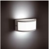 Zahradní lampa FARO NEGUS 70696, nástěnné svítidlo venkovní, šedá, 60W, 230V, kov, plast, E27, IP 54