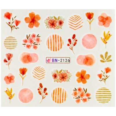 BIO nails Vodolepka BN 2126 květy – Hledejceny.cz