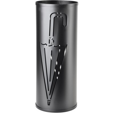 Mondex Kovový stojan na deštníky Cedric Black Umbrella, 49,5x20 cm – Zboží Dáma