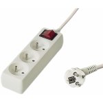 PremiumCord pp3k-07 7m 3 zásuvky vypínač – HobbyKompas.cz