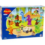 Écoiffier Abrick Dino Park s autíčkem a zvířátky – Zboží Dáma