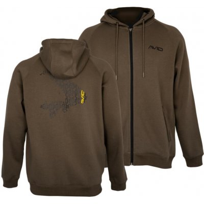 Avid Carp mikina Compound Zip Hoodie Brown – Zbozi.Blesk.cz