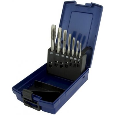 Sada OREN - strojní závitníky HSS-Co. DIN 371 B (průchozí závit), 7dílná – Sleviste.cz