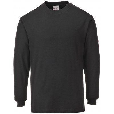 Portwest Modaflame FR11 Nehořlavé antistatické tričko černá S – Zboží Dáma