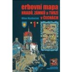 Erbovní mapa hradů, zámků a tvrzí v Čechách 1 – Hledejceny.cz