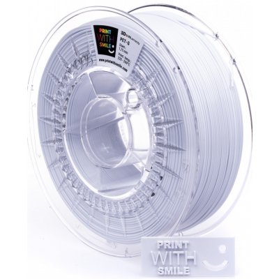 Print With Smile PET-G - 1,75 mm - Satine white - 1 Kg – Zboží Živě