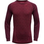 Devold DUO ACTIVE MERINO SHIRT JR Dětské termo triko vínová – Zboží Dáma