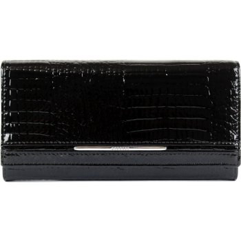 Cossroll Dámská kožená peněženka v krabičce 02 5242 2 černá