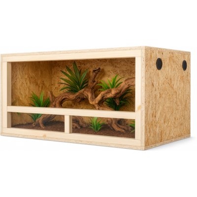 Invital OSB dřevěné terárium 100x50x50 cm – Zboží Dáma
