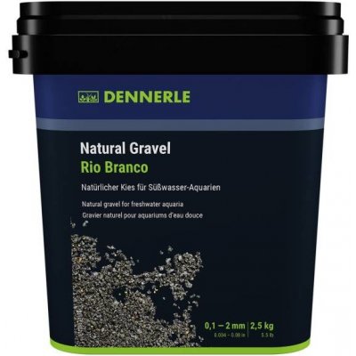 Dennerle přírodní štěrk Rio Branco 0,1-2 mm 2,5 kg – Zbozi.Blesk.cz