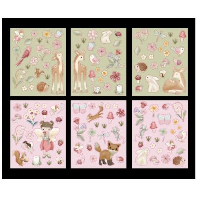 Little Dutch sada se samolepkami little fairy garden – Zboží Mobilmania