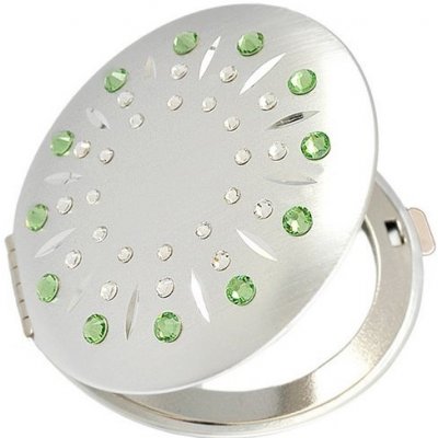 Elenpipe EL-01.5 Peridot kosmetické kapesní zrcátko se Swarovski Elements Sun zelené – Hledejceny.cz