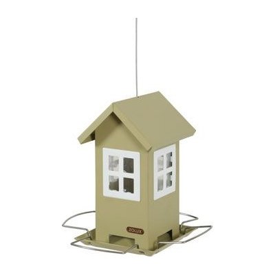 Zolux Budka krmítko HOUSE kov zelená – Sleviste.cz