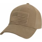Čepice Rothco Baseball US Velcro vlajka coyote – Zboží Dáma