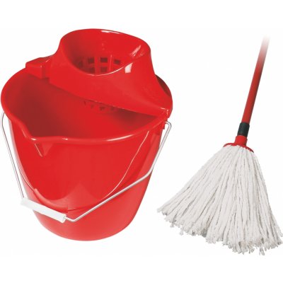 Spokar 4299902200 úklidová souprava mop bavlněný červená 160 g – Hledejceny.cz