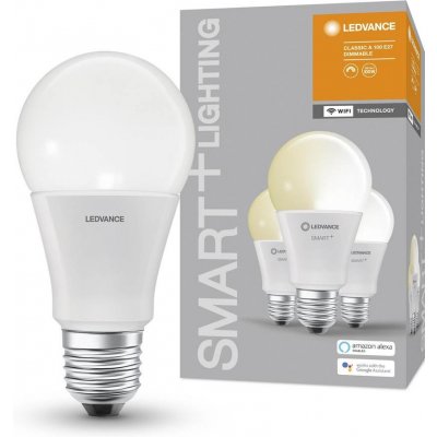 Ledvance sada 3x chytrá LED žárovka SMART+ WIFI, E27, A100, 14W, 1521lm, 2700K, teplá bílá SMART+ WIFI – Zbozi.Blesk.cz